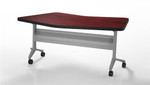 Mayline Group Mayline Model LT24 Flip-N-Go Transitional Table with Silver Base