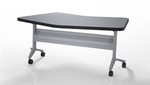 Mayline Group Mayline Model LT24 Flip-N-Go Transitional Table with Silver Base