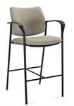 Global Total Office Global 6906 Sidero 28.5" Barstool with Arms