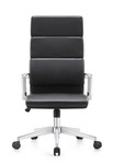 Woodstock Marketing Woodstock Jimi High Back Black Leather Office Chair 