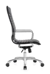 Woodstock Marketing Janis High Back Black Leather Conference Chair