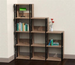 Mayline Group Mayline SOHO Collection Multi-Height Bookcase 1003 (3 Finish Options!) 