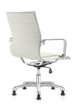 Woodstock Marketing Janis White Leather Side Chair