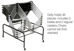 Eurotech Seating Aire Series S5000 Stack Chair (4 Pack!)
