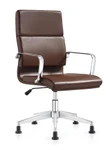 Woodstock Marketing Jimi Brown Leather Side Chair