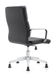  Woodstock Marketing Jimi Contemporary Black Leather Side Chair 