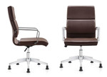 Woodstock Marketing Jimi Contemporary Leather Side Chair (4 Color Options!)
