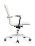  Woodstock Marketing Joe Cloud White Leather Boardroom Chair 