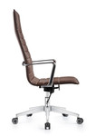  Woodstock Marketing Joe High Back Chestnut Brown Leather Office Chair 