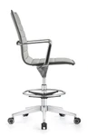 Woodstock Marketing Joe Ribbed Back Leather Task Stool (5 Colors!)