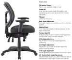  Eurotech Seating Apollo Mesh Back Ergonomic Office Chair MFT9450 