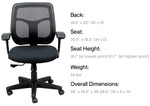Eurotech Seating Apollo Series Mesh Task Chair MT9400