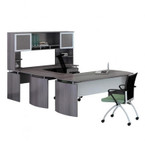 Mayline Group Medina MNT36 Medina Office Desk with Hutch 