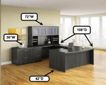 Mayline Group Mayline Aberdeen Executive Office Furniture Set