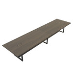 Safco Products Safco Mirella Series 16' Rectangular Conference Table with Optional Power
