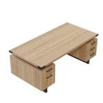 Safco Products Safco Mirella Series 72" x 36" Floating Top Desk with Pedestals