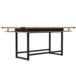Safco Products Safco Mirella 8' Standing Height Conference Table with Optional Power MRCH8