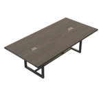 Safco Products Safco Mirella 8' Rectangular Conference Table with Optional Power MRCS8