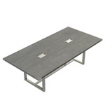 Safco Products Safco Mirella 8' Rectangular Conference Table with Optional Power MRCS8