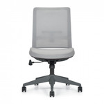 Global Total Office Global Factor Series Armless Mid Back Mesh Chair 5541NA