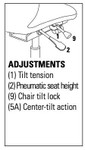 Global Total Office Global Accord Mesh Back Office Chair 2676-4 (10 Mesh Colors Available!)