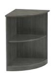 Mayline Group Medina 2 Shelf Quarter Round Bookcase