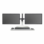 Safco Products Safco Soar Dual Screen Electric Sit-Stand Workstation 
