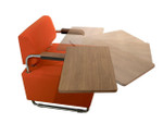 KI Furniture and Seating KI Hub Tablet Arm Lounge Chair 