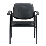 Eurotech Seating Dakota Series Black Vinyl Guest Chair VS8012