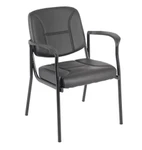 Eurotech Seating Dakota Series Black Vinyl Guest Chair VS8012