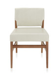 KI Furniture and Seating KI Affina Armless Leather and Wood Guest Chair 
