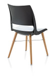 KI Furniture and Seating KI Doni Tapered Wood Leg Two-Tone Guest Chair DNWA00 