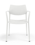 KI Furniture and Seating KI Katera Polypropylene Stack Chair with Arms 