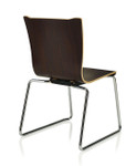 KI Furniture and Seating KI Apply Wood Laminate Sled Base Stack Chair 