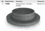Global Total Office Global River Modular Circular Lounge Seating Configuration 