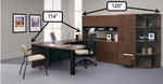 Global Total Office Global Adaptabilities Modular Workstation B 