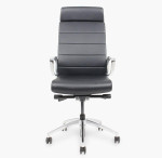 Wyatt Seating Wyatt Freeride High Back Black Vinyl Executive Chair