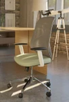 Wyatt Seating Wyatt Roswell Modern Grey Mesh Ergonomic Task Chair