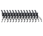 Eurotech Seating Flip Series Nesting Chair with Arms (2 Pack!)