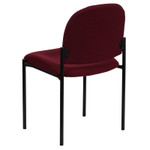  Flash Furniture Burgundy Fabric Stackable Reception Chair 