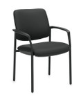 Offices To Go Black Fabric 4-Leg Guest Chair