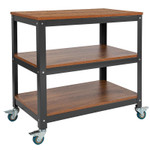  Flash Furniture Rolling Storage Cart 