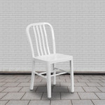  Flash Furniture Metal Slat Back Stack Chair (Color Options!) 