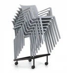 Global Total Office Global Spyker Stackable Polymer Arm Chair