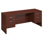  Bush Business Furniture Series C 72W x 24D Desk Credenza with 2 Pedestals 