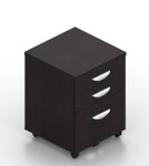 Offices To Go Superior Laminate 22"D Mobile Box/Box/File Pedestal with Lock
