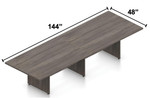 Offices To Go Superior Laminate 12' Rectangular Conference Table