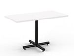  Special-T ClassiX 24" x 48" Rectangular Cafe Table 