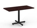  Special-T ClassiX 24" x 48" Rectangular Cafe Table 