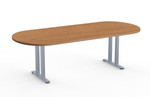  Special-T Sienna 2TL Racetrack Conference Table with Metal Legs 